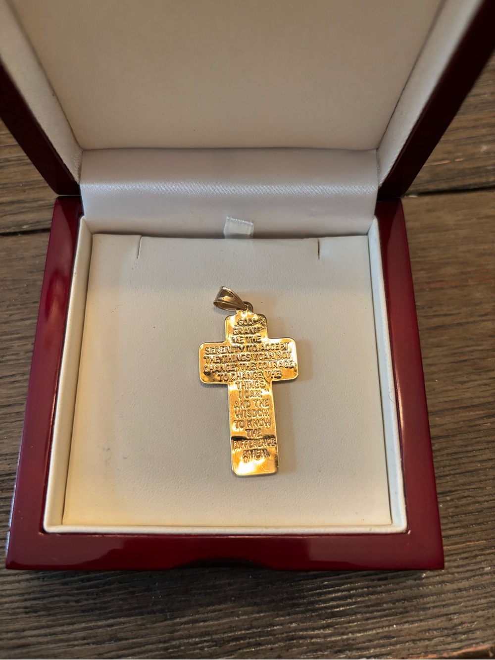 Gold Cross Pendant - Picture 4 of 7